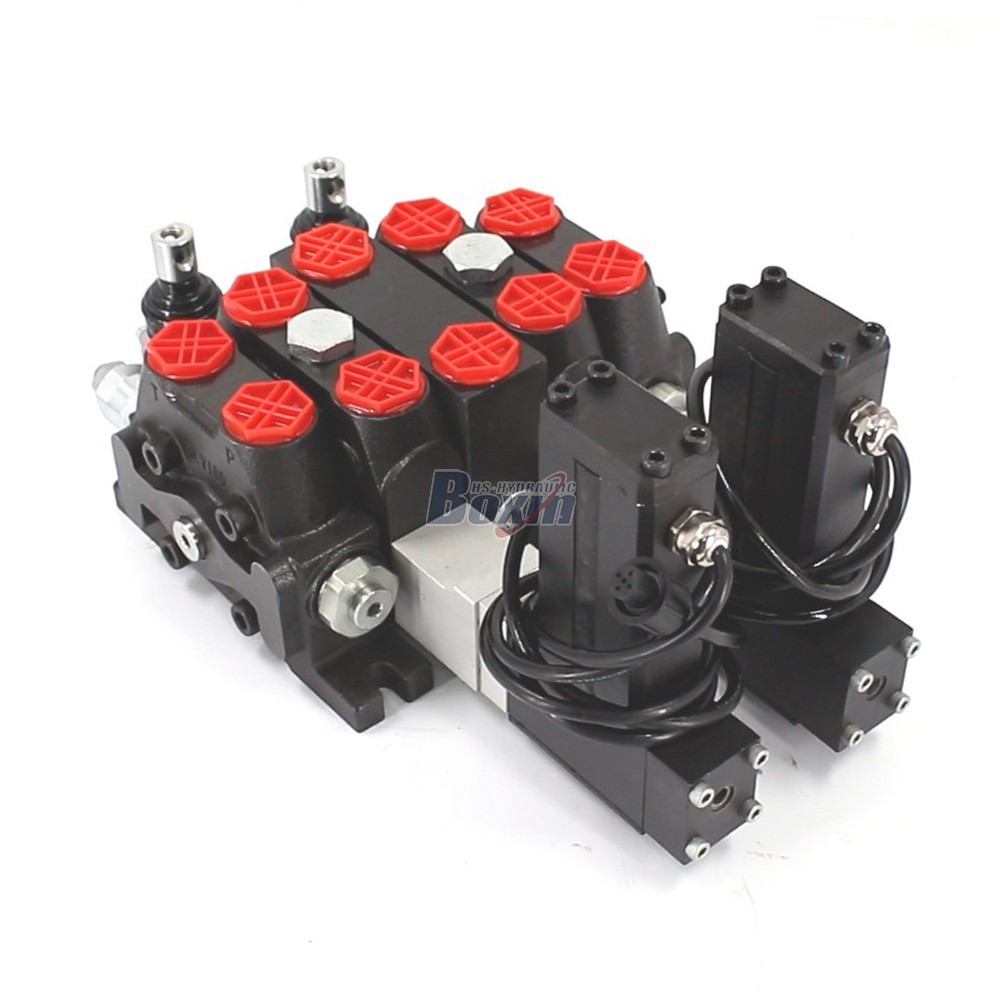 DCV100 Electric motor 2 Spool Sectional Directional Valve